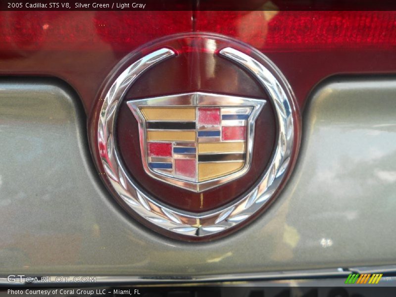 Silver Green / Light Gray 2005 Cadillac STS V8