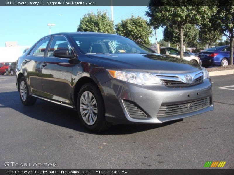 Magnetic Gray Metallic / Ash 2012 Toyota Camry LE