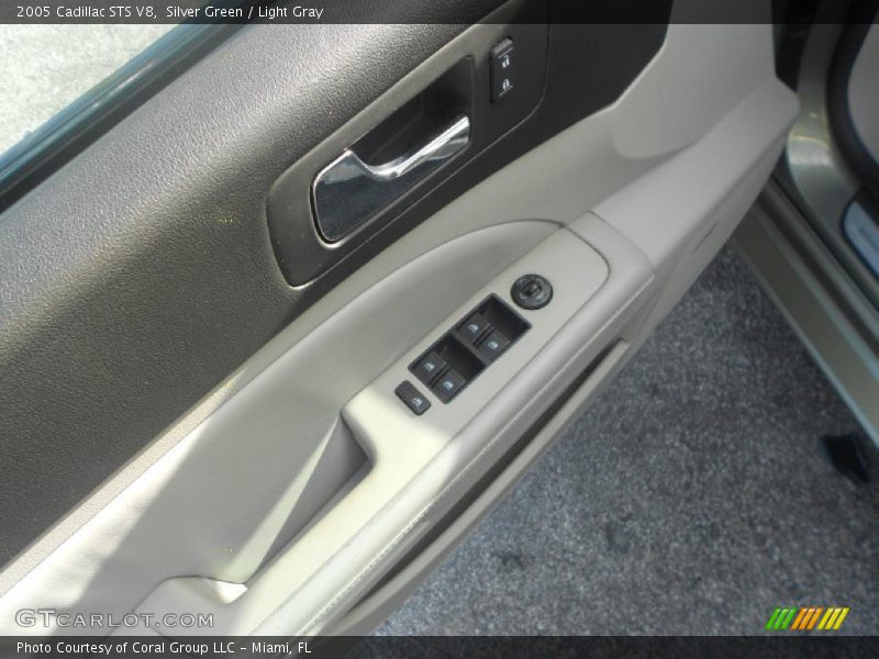 Silver Green / Light Gray 2005 Cadillac STS V8