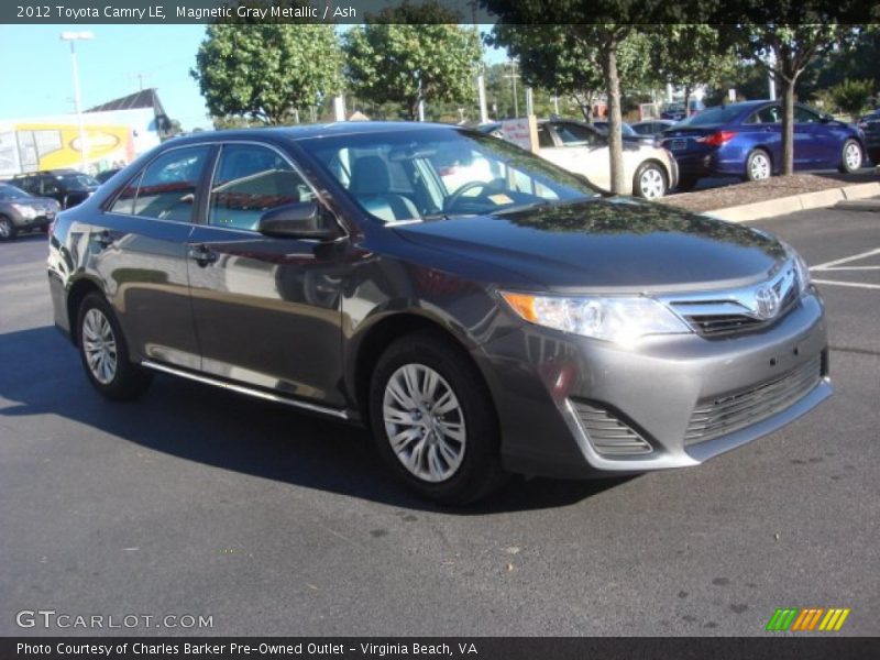 Magnetic Gray Metallic / Ash 2012 Toyota Camry LE