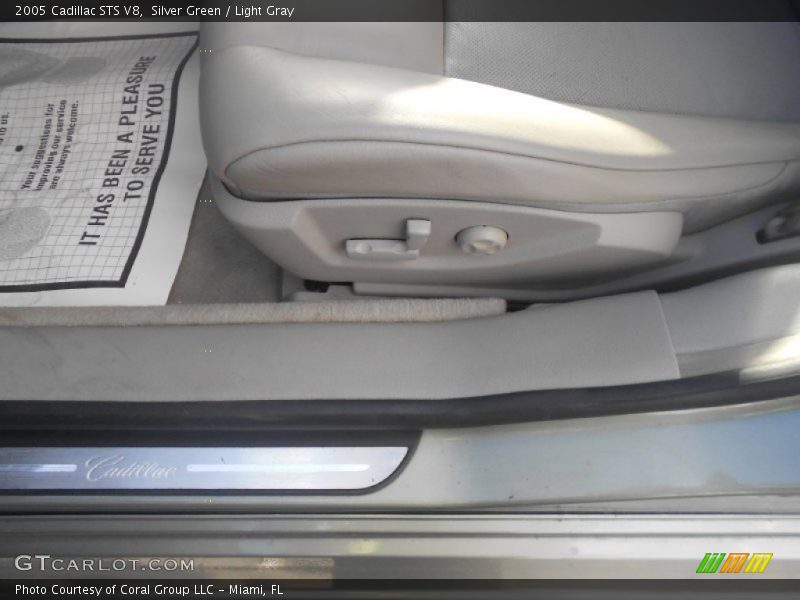 Silver Green / Light Gray 2005 Cadillac STS V8