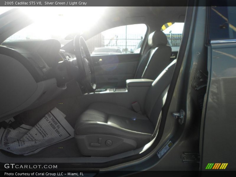 Silver Green / Light Gray 2005 Cadillac STS V8