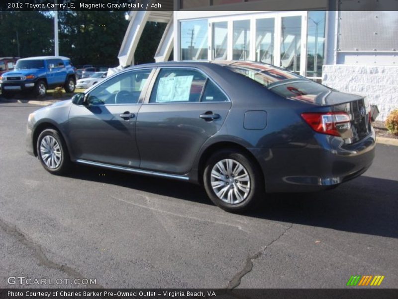 Magnetic Gray Metallic / Ash 2012 Toyota Camry LE
