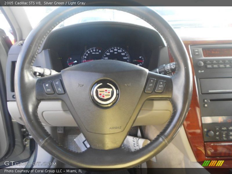 Silver Green / Light Gray 2005 Cadillac STS V8