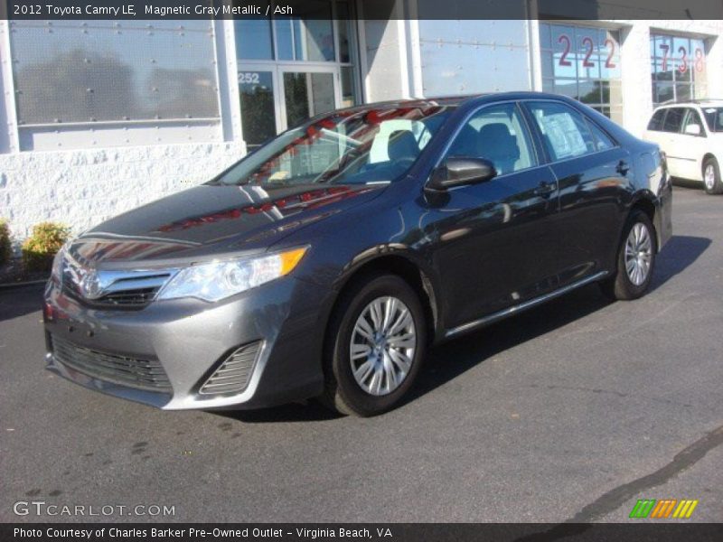 Magnetic Gray Metallic / Ash 2012 Toyota Camry LE