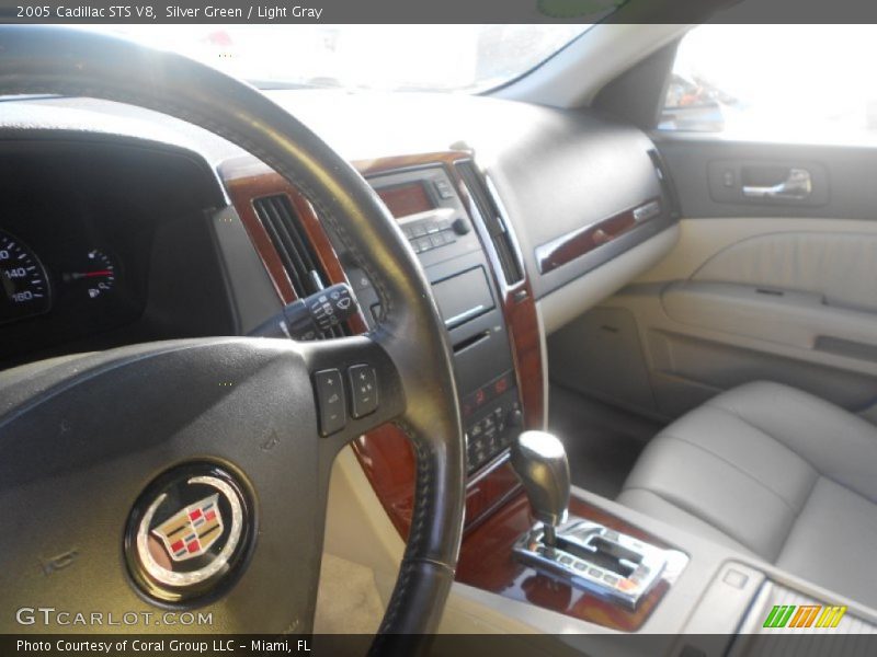 Silver Green / Light Gray 2005 Cadillac STS V8