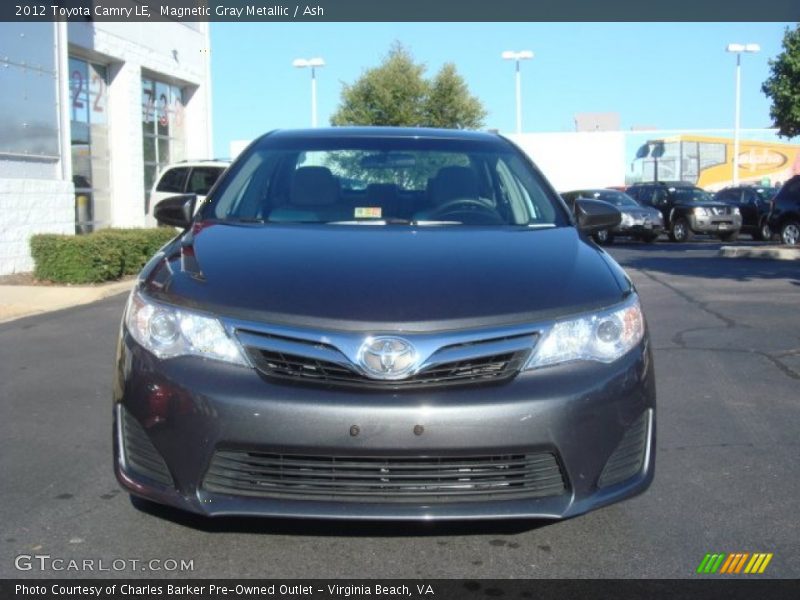 Magnetic Gray Metallic / Ash 2012 Toyota Camry LE