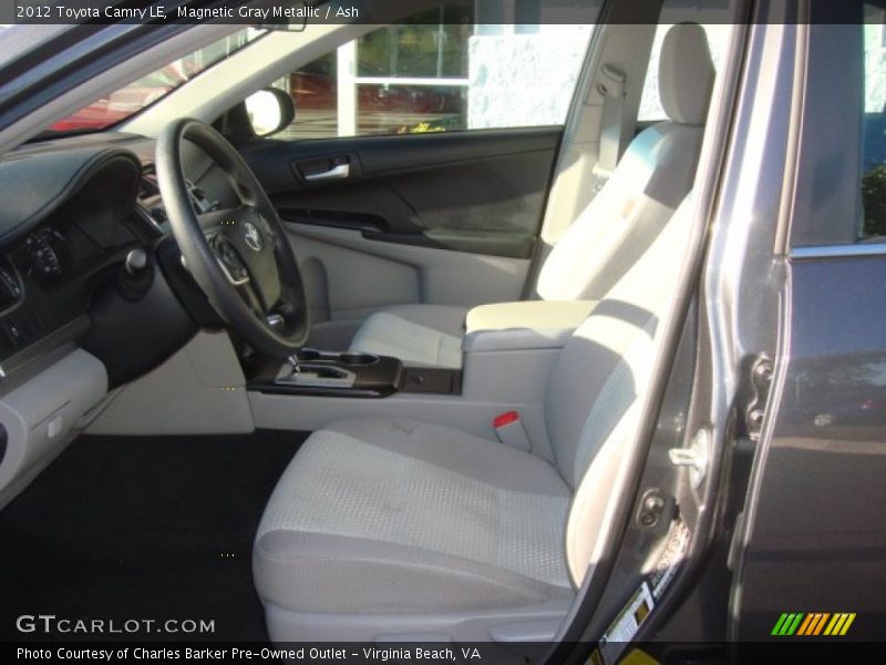 Magnetic Gray Metallic / Ash 2012 Toyota Camry LE