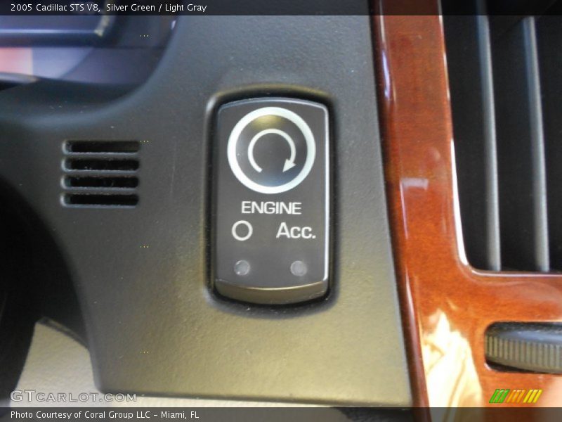 Silver Green / Light Gray 2005 Cadillac STS V8