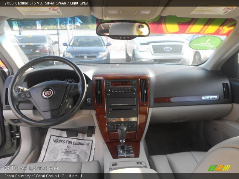 Silver Green / Light Gray 2005 Cadillac STS V8