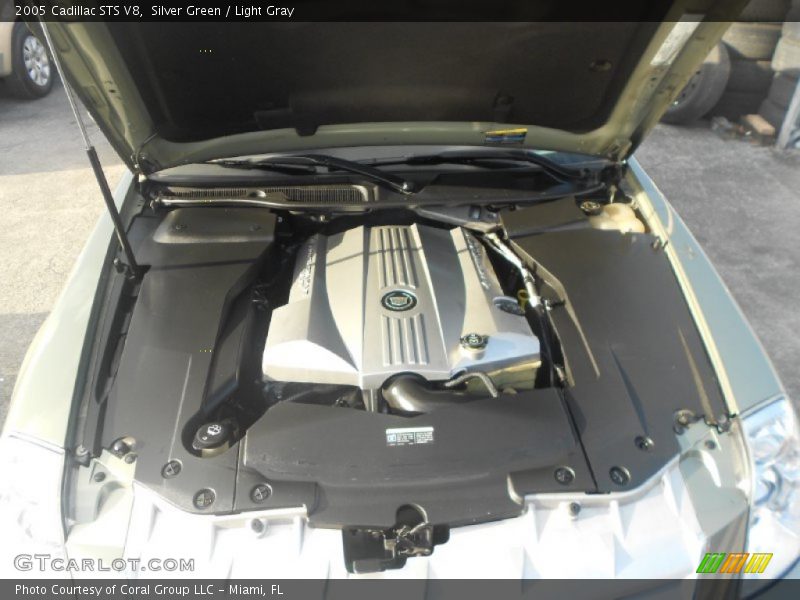Silver Green / Light Gray 2005 Cadillac STS V8