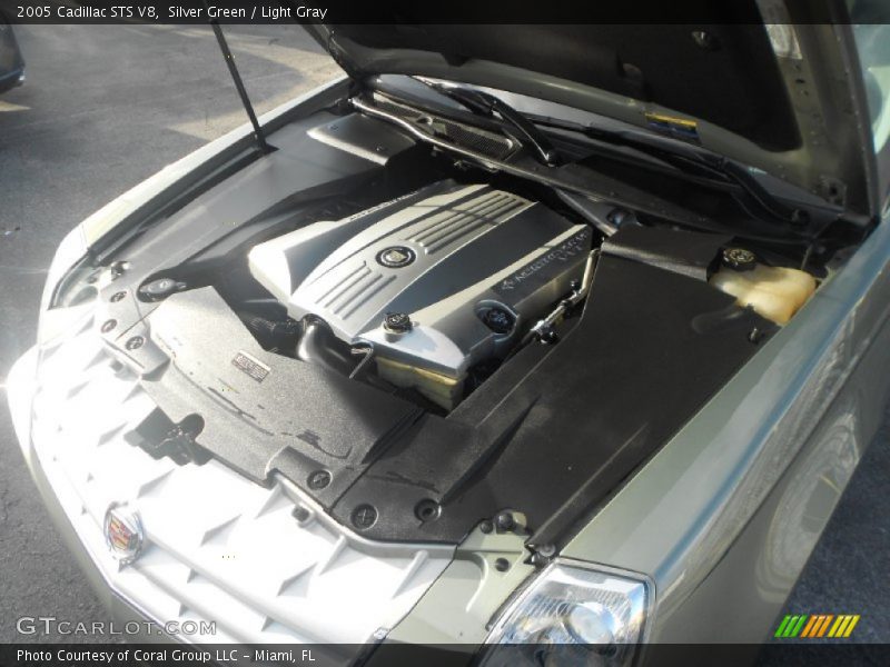 Silver Green / Light Gray 2005 Cadillac STS V8