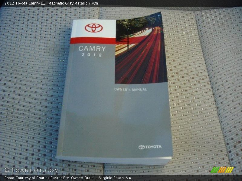 Magnetic Gray Metallic / Ash 2012 Toyota Camry LE