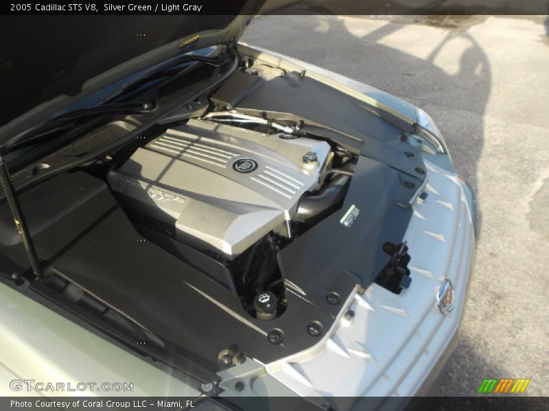 Silver Green / Light Gray 2005 Cadillac STS V8