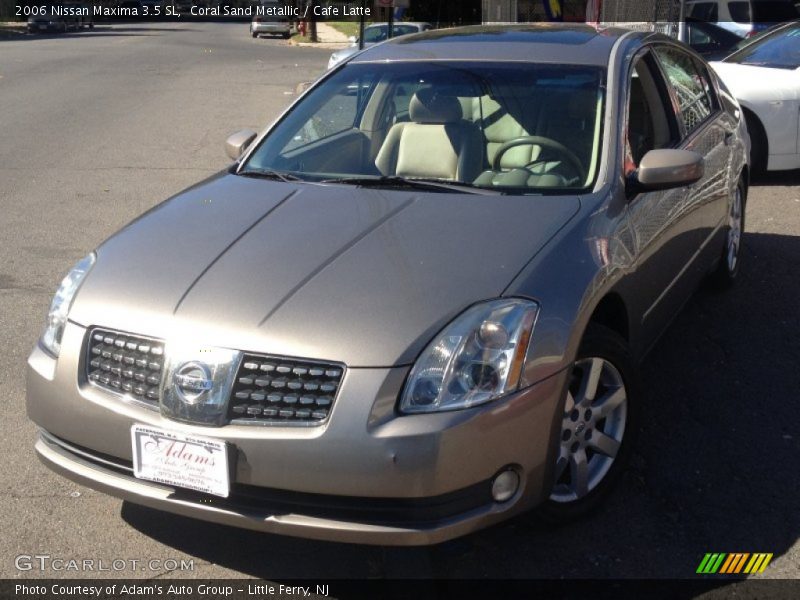 Coral Sand Metallic / Cafe Latte 2006 Nissan Maxima 3.5 SL