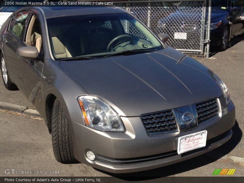 Coral Sand Metallic / Cafe Latte 2006 Nissan Maxima 3.5 SL