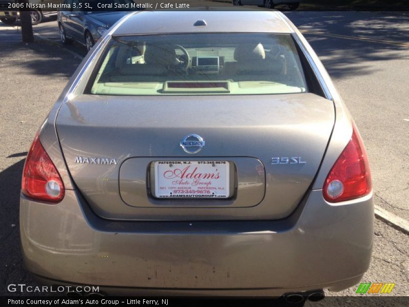 Coral Sand Metallic / Cafe Latte 2006 Nissan Maxima 3.5 SL