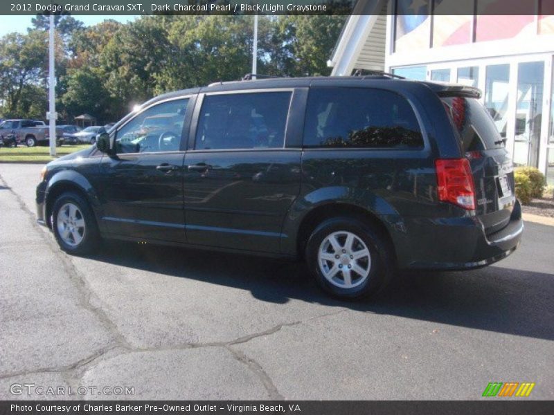 Dark Charcoal Pearl / Black/Light Graystone 2012 Dodge Grand Caravan SXT