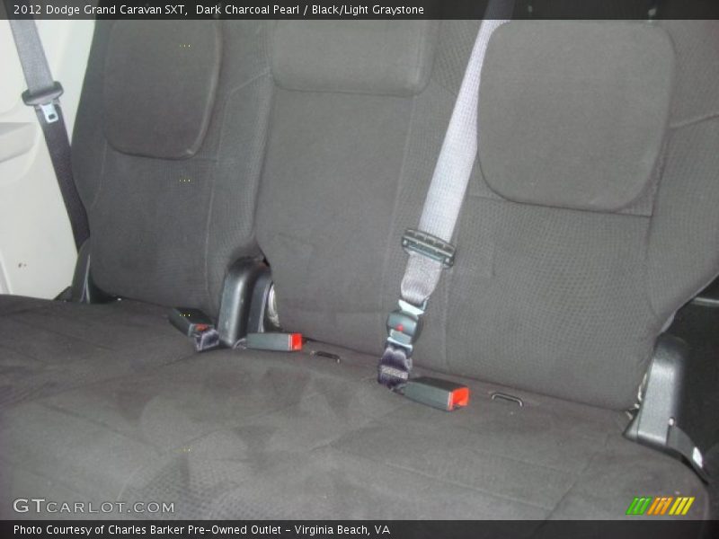 Dark Charcoal Pearl / Black/Light Graystone 2012 Dodge Grand Caravan SXT