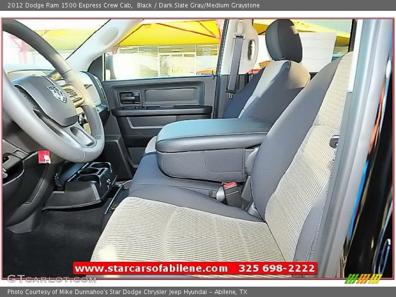 Black / Dark Slate Gray/Medium Graystone 2012 Dodge Ram 1500 Express Crew Cab