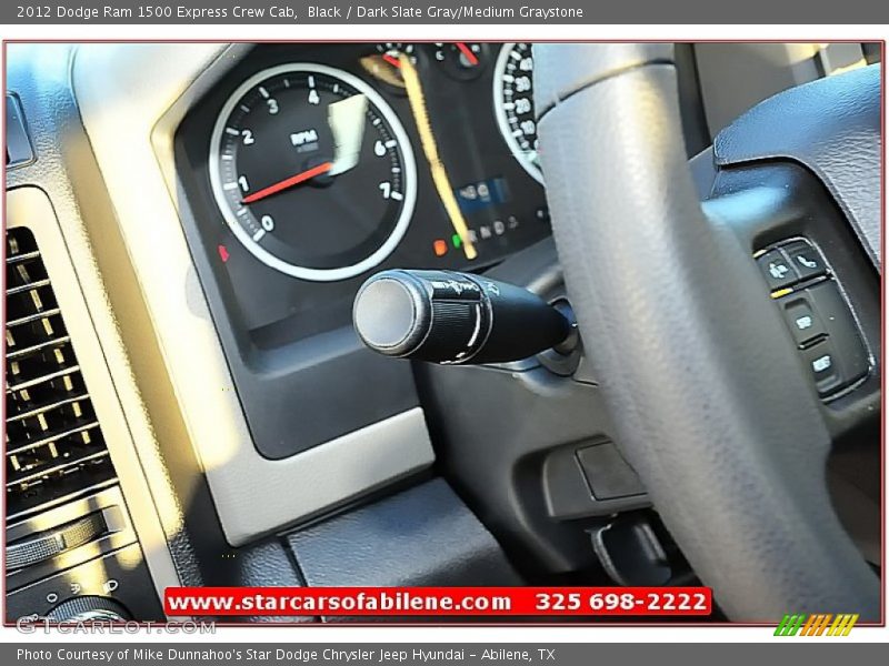 Black / Dark Slate Gray/Medium Graystone 2012 Dodge Ram 1500 Express Crew Cab