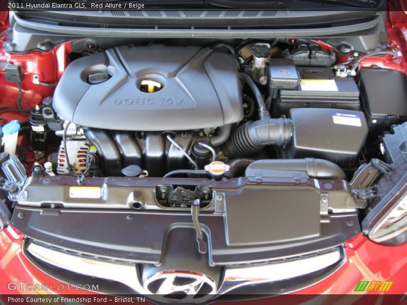 Red Allure / Beige 2011 Hyundai Elantra GLS