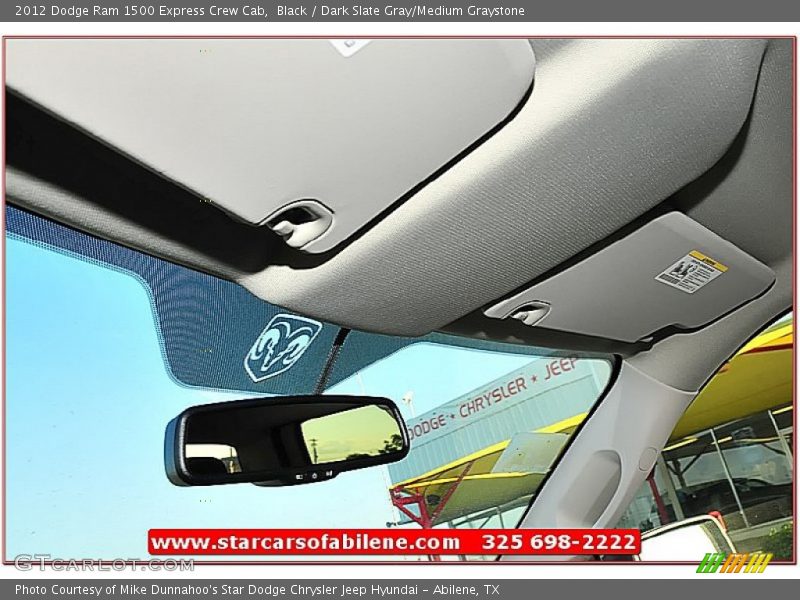 Black / Dark Slate Gray/Medium Graystone 2012 Dodge Ram 1500 Express Crew Cab