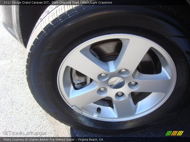 Dark Charcoal Pearl / Black/Light Graystone 2012 Dodge Grand Caravan SXT