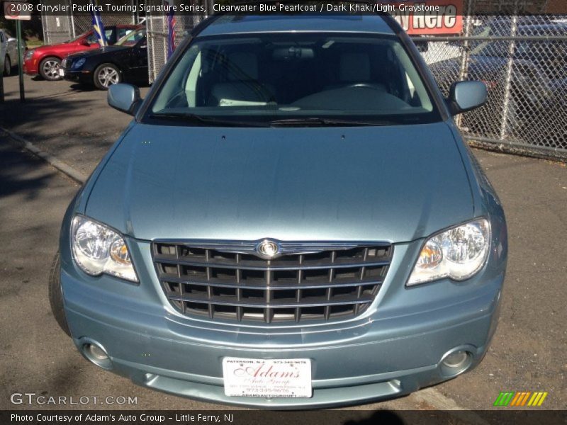 Clearwater Blue Pearlcoat / Dark Khaki/Light Graystone 2008 Chrysler Pacifica Touring Signature Series