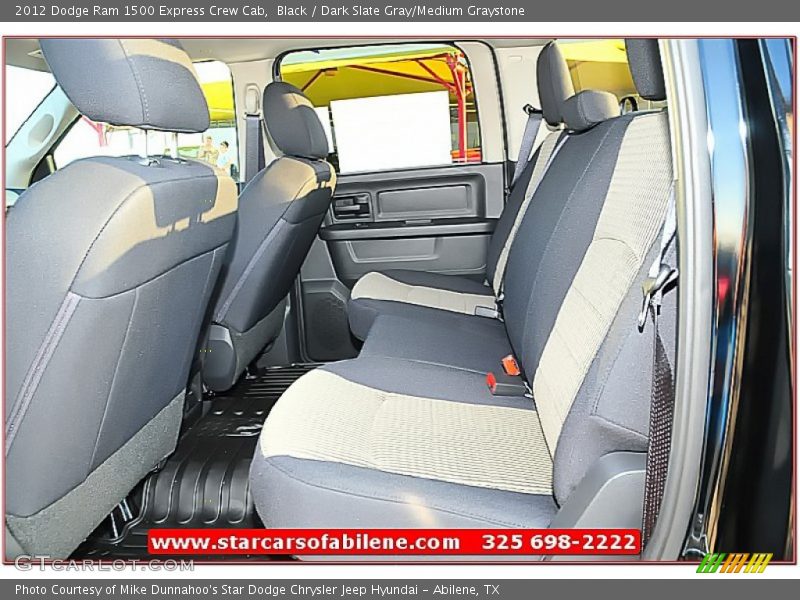 Black / Dark Slate Gray/Medium Graystone 2012 Dodge Ram 1500 Express Crew Cab