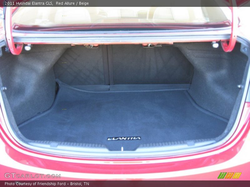 Red Allure / Beige 2011 Hyundai Elantra GLS
