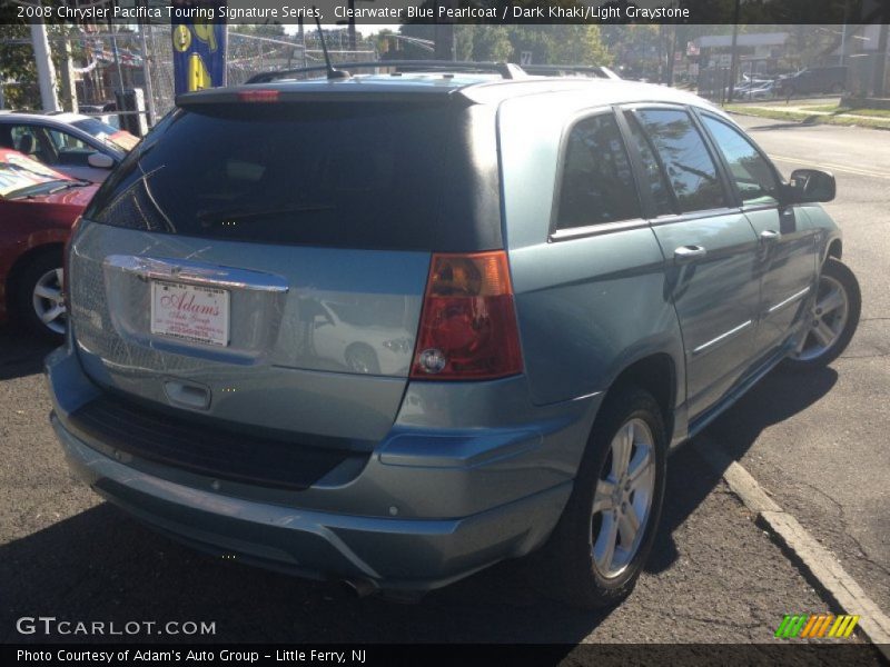 Clearwater Blue Pearlcoat / Dark Khaki/Light Graystone 2008 Chrysler Pacifica Touring Signature Series