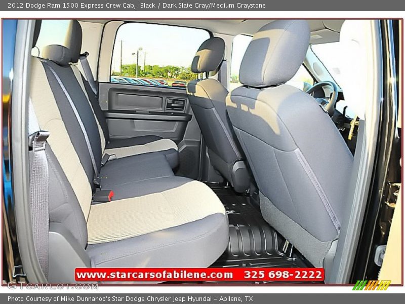 Black / Dark Slate Gray/Medium Graystone 2012 Dodge Ram 1500 Express Crew Cab