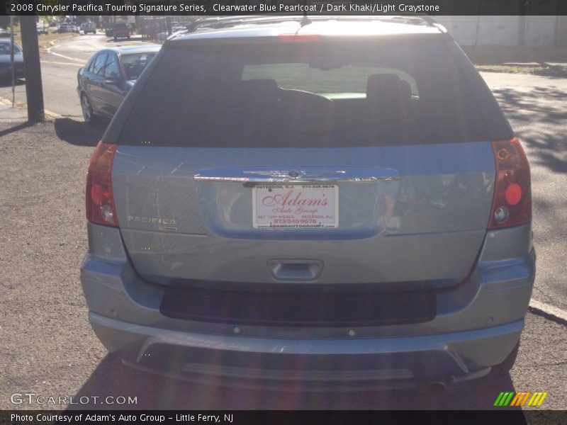 Clearwater Blue Pearlcoat / Dark Khaki/Light Graystone 2008 Chrysler Pacifica Touring Signature Series