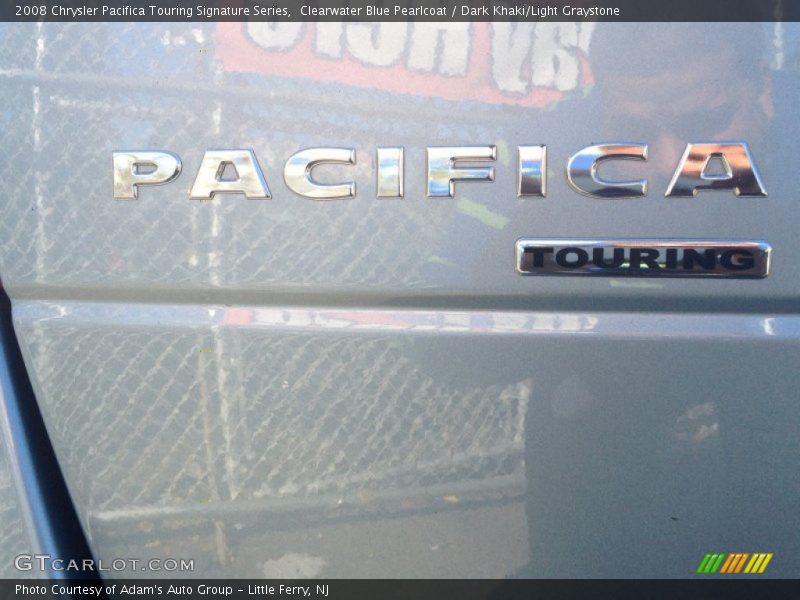 Clearwater Blue Pearlcoat / Dark Khaki/Light Graystone 2008 Chrysler Pacifica Touring Signature Series