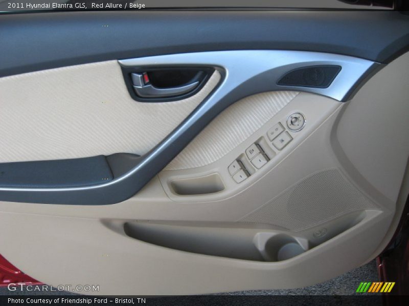 Red Allure / Beige 2011 Hyundai Elantra GLS