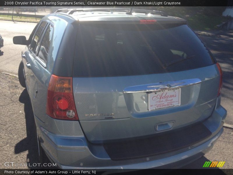 Clearwater Blue Pearlcoat / Dark Khaki/Light Graystone 2008 Chrysler Pacifica Touring Signature Series