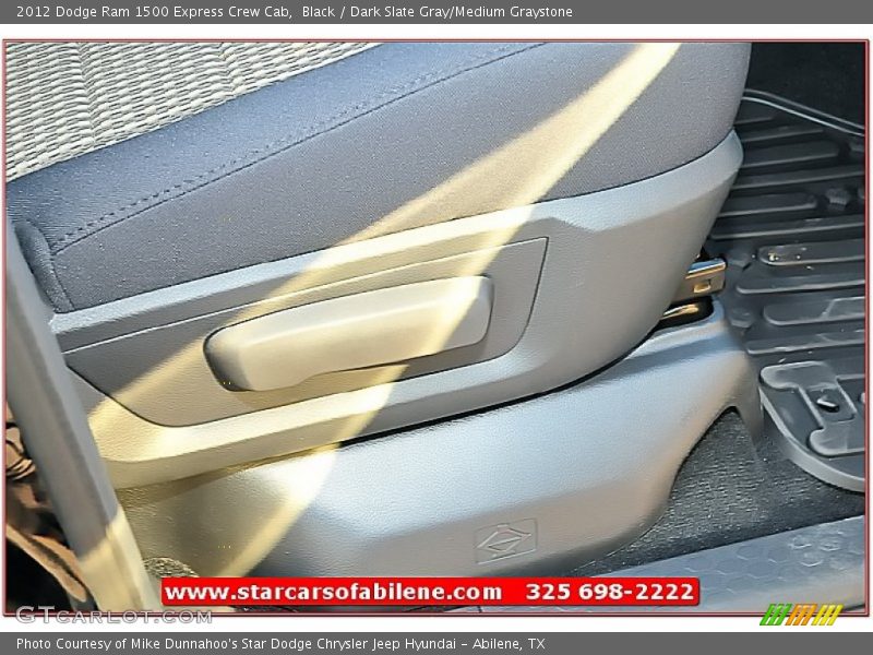 Black / Dark Slate Gray/Medium Graystone 2012 Dodge Ram 1500 Express Crew Cab