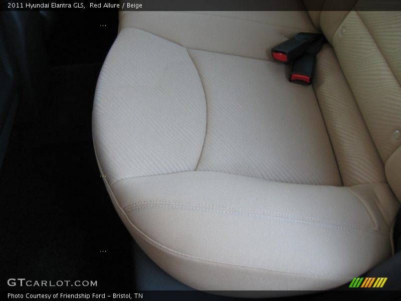 Red Allure / Beige 2011 Hyundai Elantra GLS