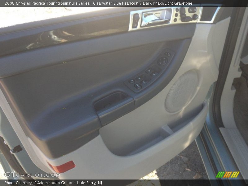 Clearwater Blue Pearlcoat / Dark Khaki/Light Graystone 2008 Chrysler Pacifica Touring Signature Series