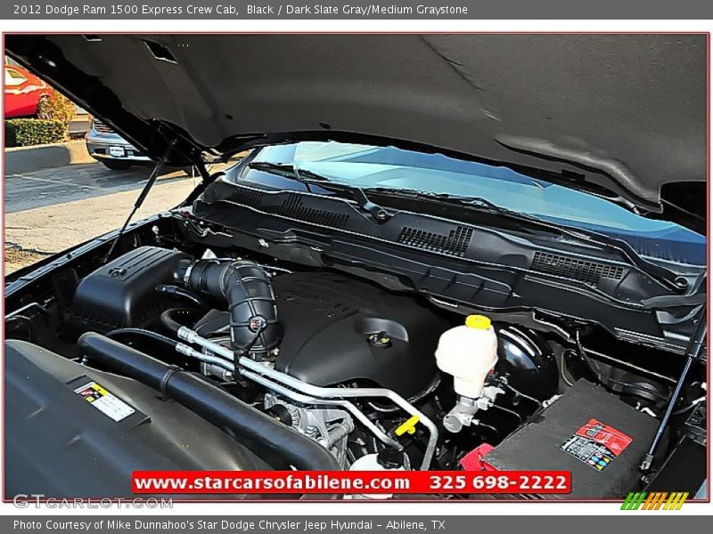 Black / Dark Slate Gray/Medium Graystone 2012 Dodge Ram 1500 Express Crew Cab