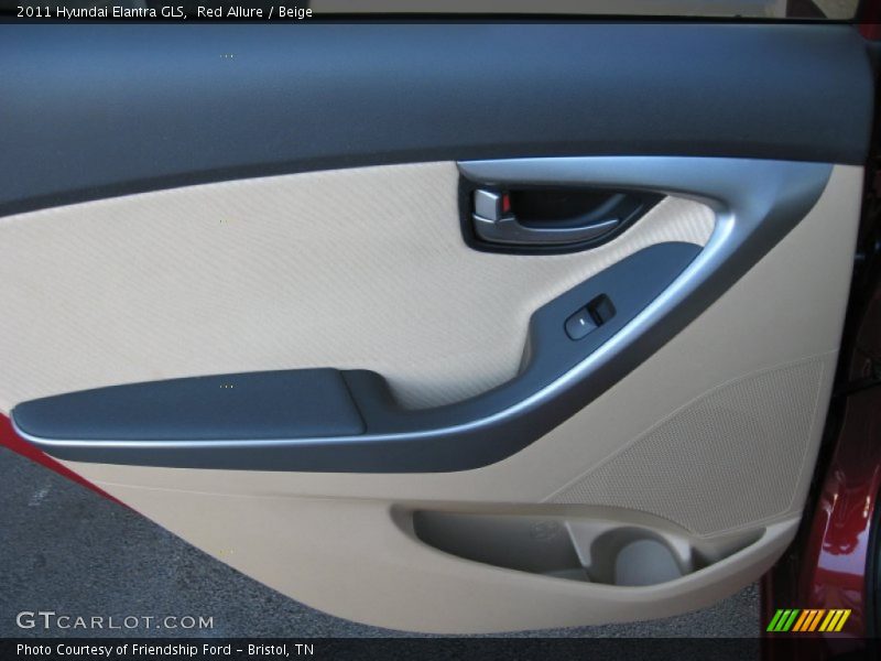 Red Allure / Beige 2011 Hyundai Elantra GLS