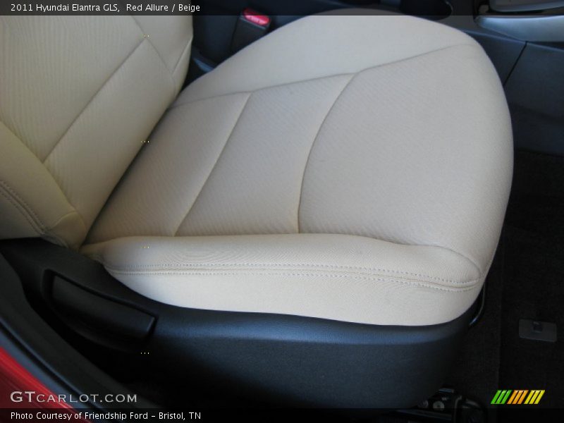 Red Allure / Beige 2011 Hyundai Elantra GLS
