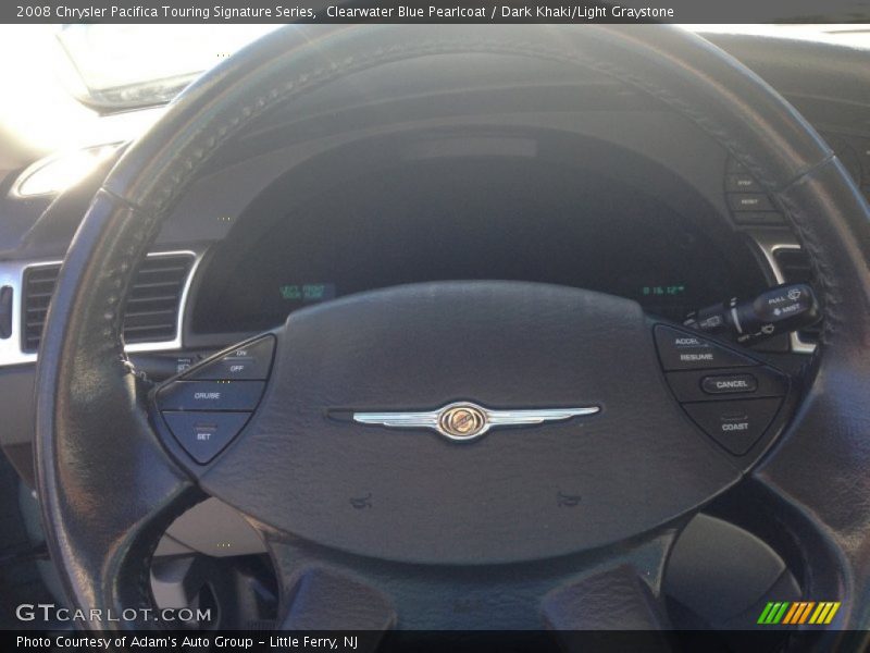 Clearwater Blue Pearlcoat / Dark Khaki/Light Graystone 2008 Chrysler Pacifica Touring Signature Series
