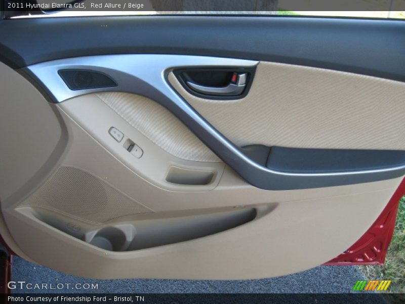 Red Allure / Beige 2011 Hyundai Elantra GLS