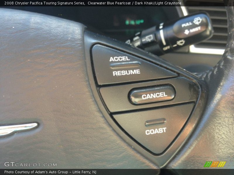 Clearwater Blue Pearlcoat / Dark Khaki/Light Graystone 2008 Chrysler Pacifica Touring Signature Series