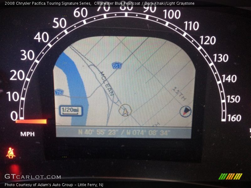 Clearwater Blue Pearlcoat / Dark Khaki/Light Graystone 2008 Chrysler Pacifica Touring Signature Series