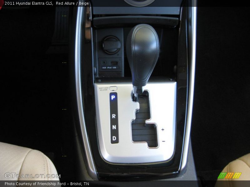 Red Allure / Beige 2011 Hyundai Elantra GLS