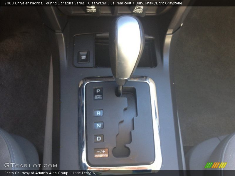 Clearwater Blue Pearlcoat / Dark Khaki/Light Graystone 2008 Chrysler Pacifica Touring Signature Series