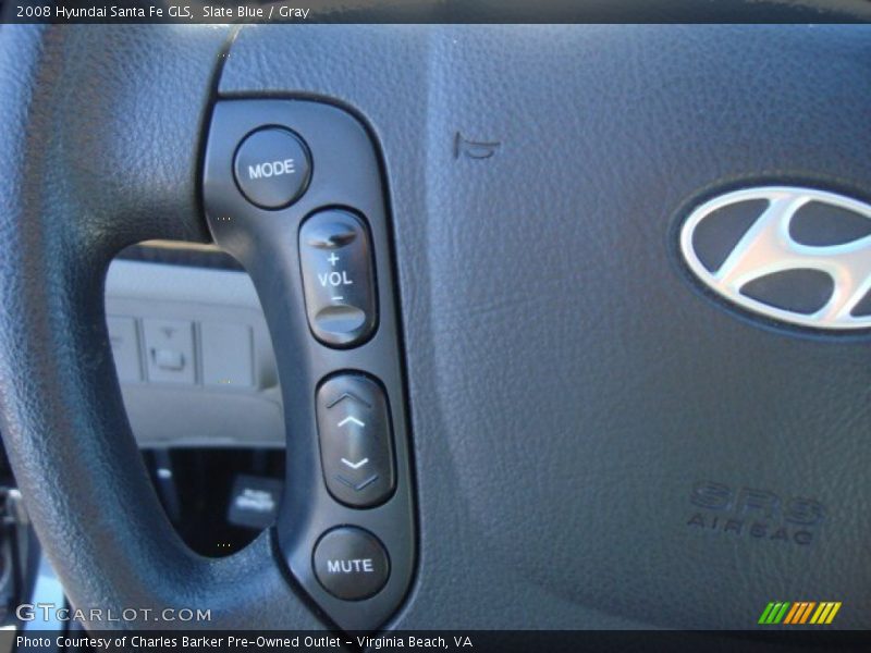 Slate Blue / Gray 2008 Hyundai Santa Fe GLS